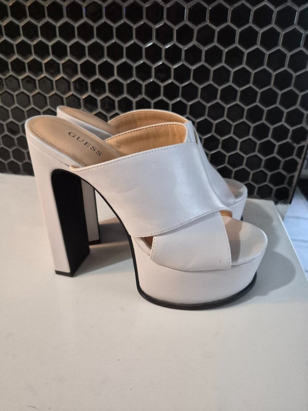 Sandal mule heels